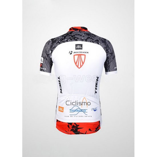Trek Ropa Ciclismo Culotte Corto 2012 Mangas Cortas Blanco y Gris